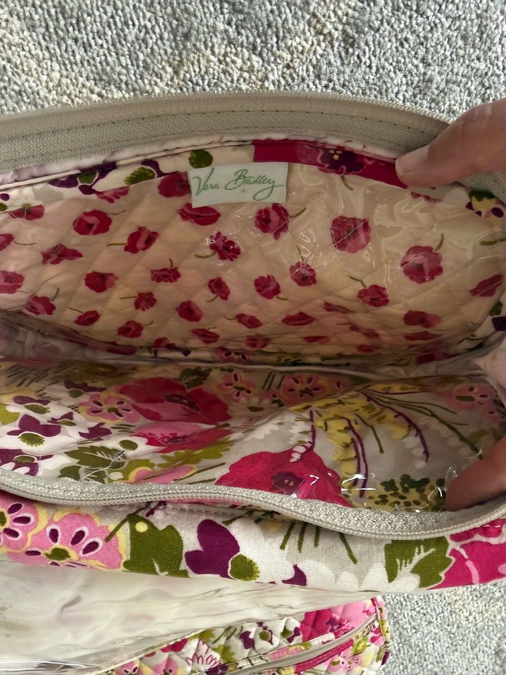 Vera Bradley Hanging Travel Organizer – Pink Floral - Picture 6 of 6